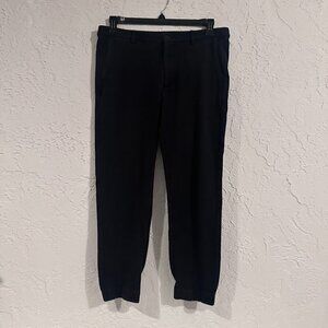 UNIQLO Men’s Soft Jogger Pants–Navy–Cotton Stretch–Size L Minimalist Comform #2